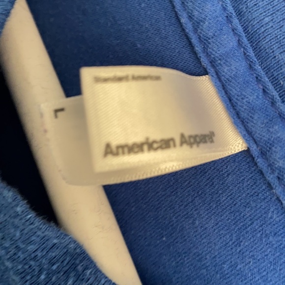 Apple logo men’s blue size L t-shirt - Picture 2 of 3